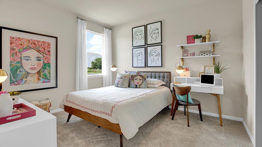 Furnished interior view inside a new home in Southgrove, Kyle (Image 13).