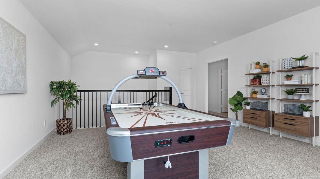 Furnished interior view inside a new home in Tamarron, Fulshear (Image 36).