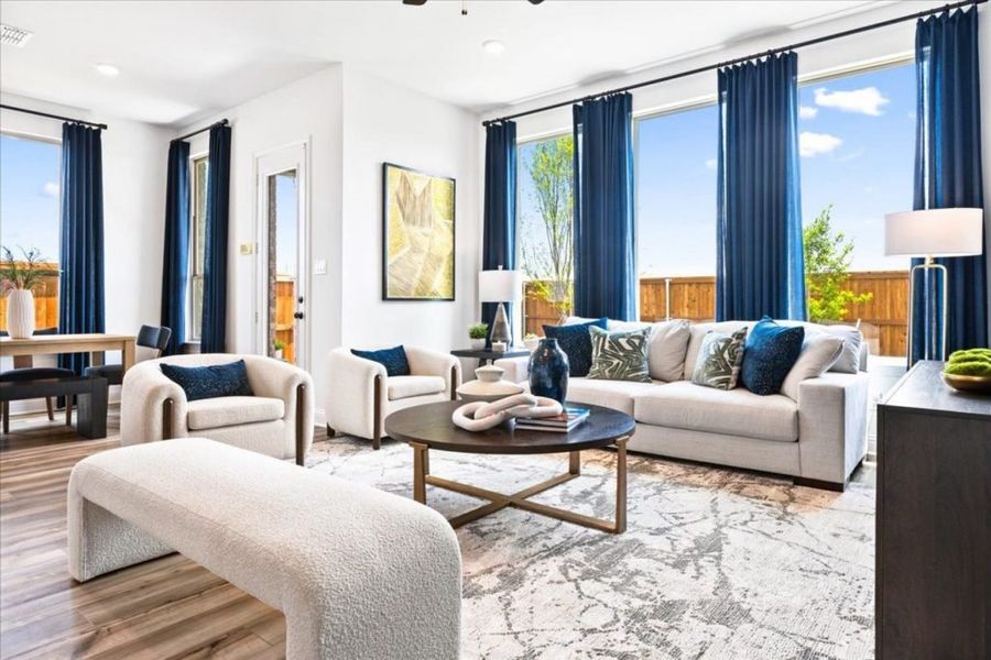 Representative furnished interior of a home built from the Hawthorn II Katy Lakes 50s by Brohn Homes in Katy Lakes, Katy (Image 25).