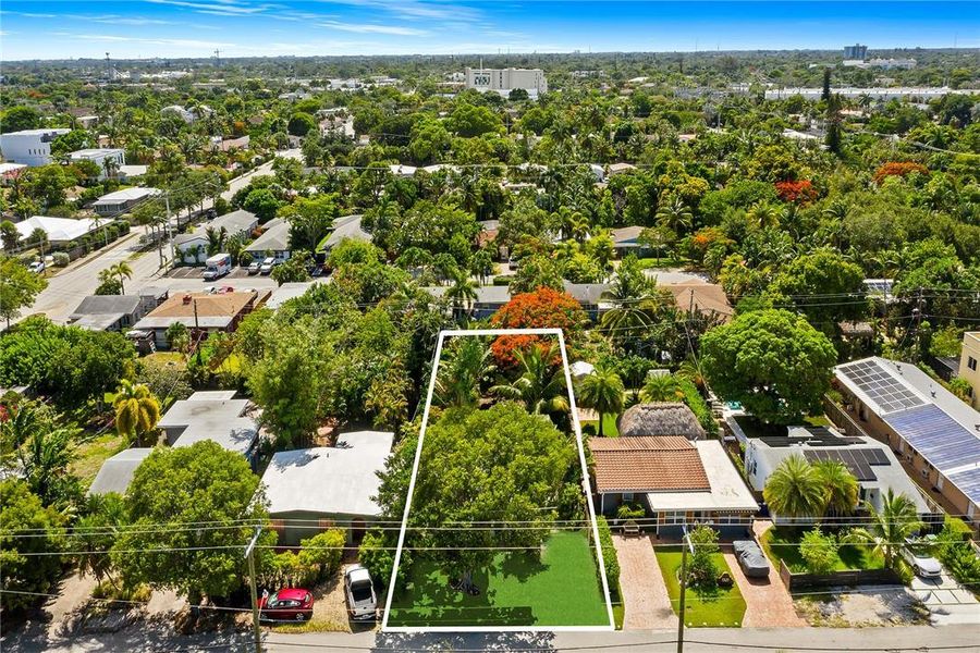 Aerial Photo Looking West