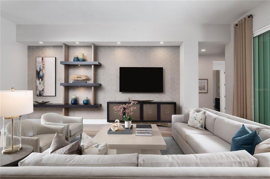 Furnished interior view inside a new home in , Gainesville (Image 18).