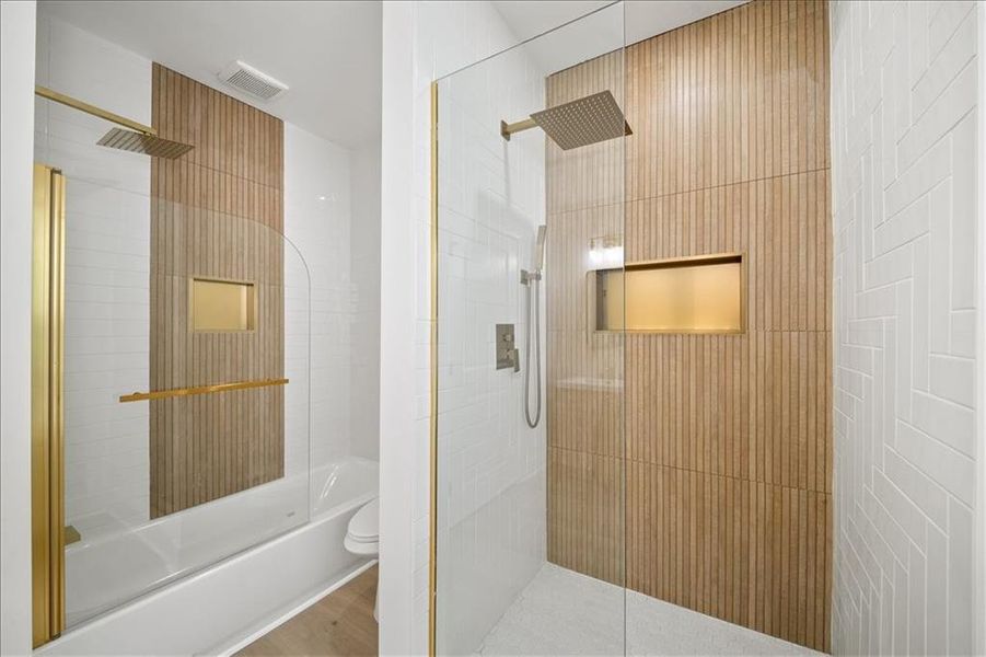 Furnished interior view inside a new home in , Atlanta (Image 34).