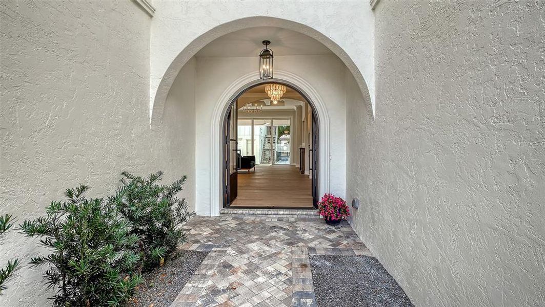 Exterior details and patio area of a home in , Sarasota (Image 26).