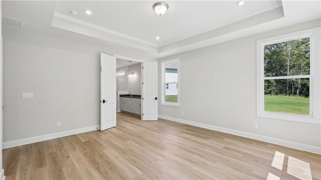 Spacious, unfurnished interior of a new home in Cresswind Georgia at Twin Lakes, Hoschton (Image 22).