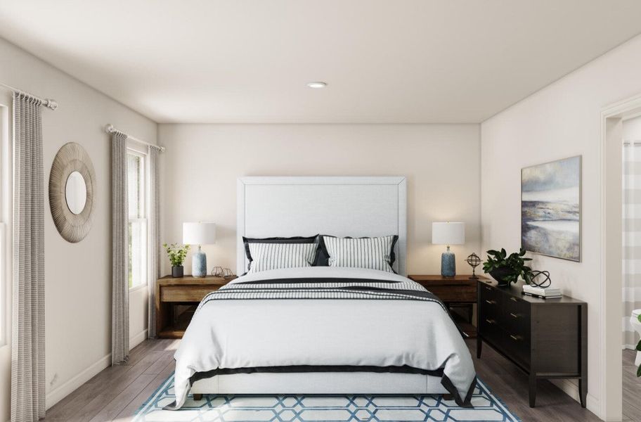 Furnished interior view inside a new home in Walnut Hills, La Grange (Image 4).