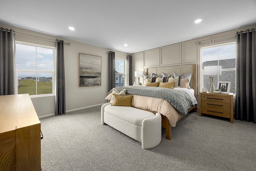 Representative furnished interior of a home built from the Plan 2193 by KB Home in Murphy Creek Reserve, Aurora (Image 7).