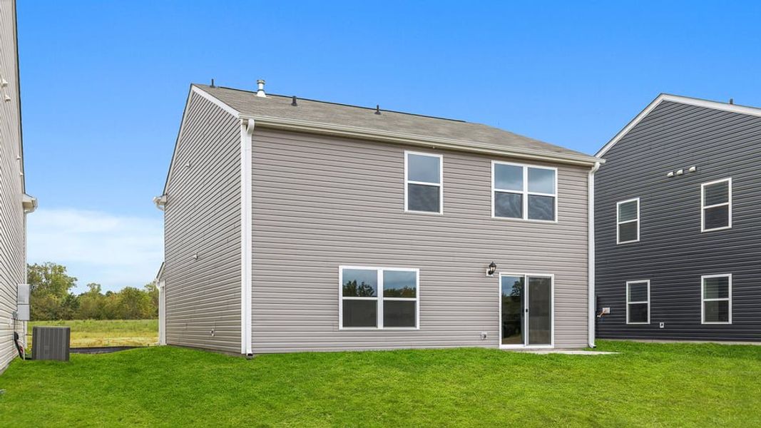 Exterior details and patio area of a home in Durbin Meadows, Fountain Inn (Image 3). Exterior details and patio area of a home in Durbin Meadows, Fountain Inn (Image 3).