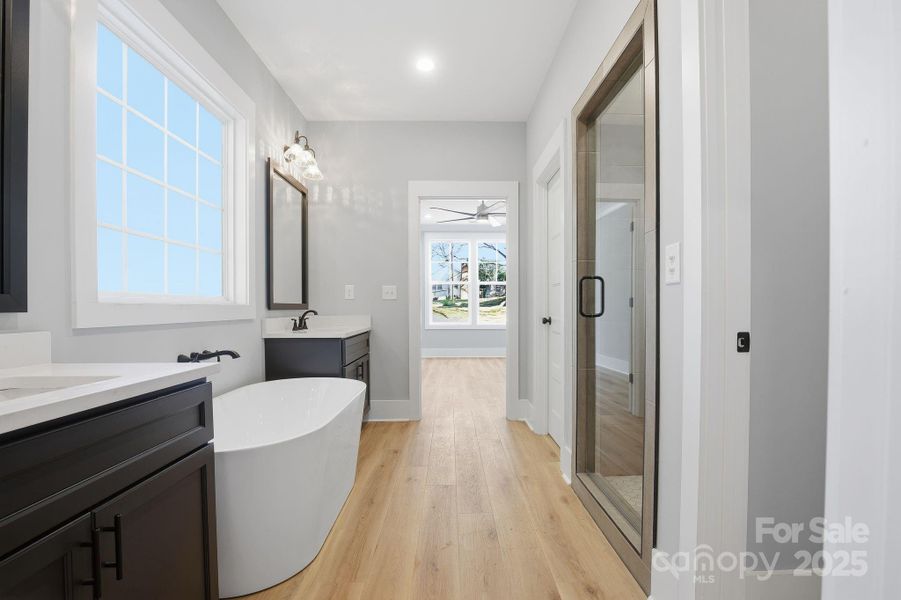Furnished interior view inside a new home in , Belmont (Image 9).