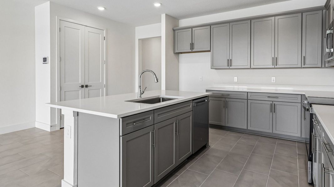 Representative furnished interior of a home built from the Longleaf by DRB Homes in Ardisia Park, New Smyrna Beach (Image 12).