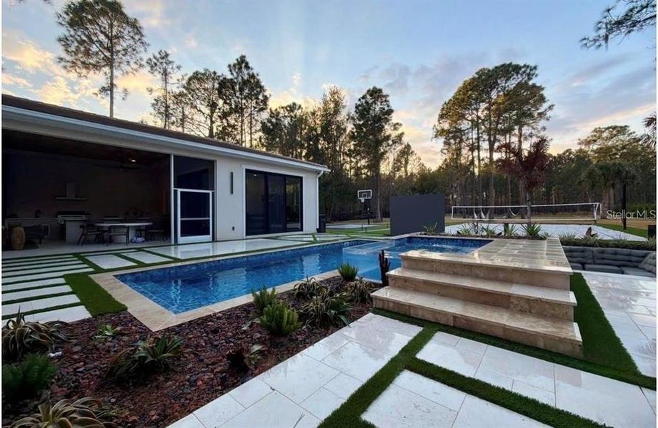 Exterior details and patio area of a home in , Montverde (Image 23). Exterior details and patio area of a home in , Montverde (Image 23).