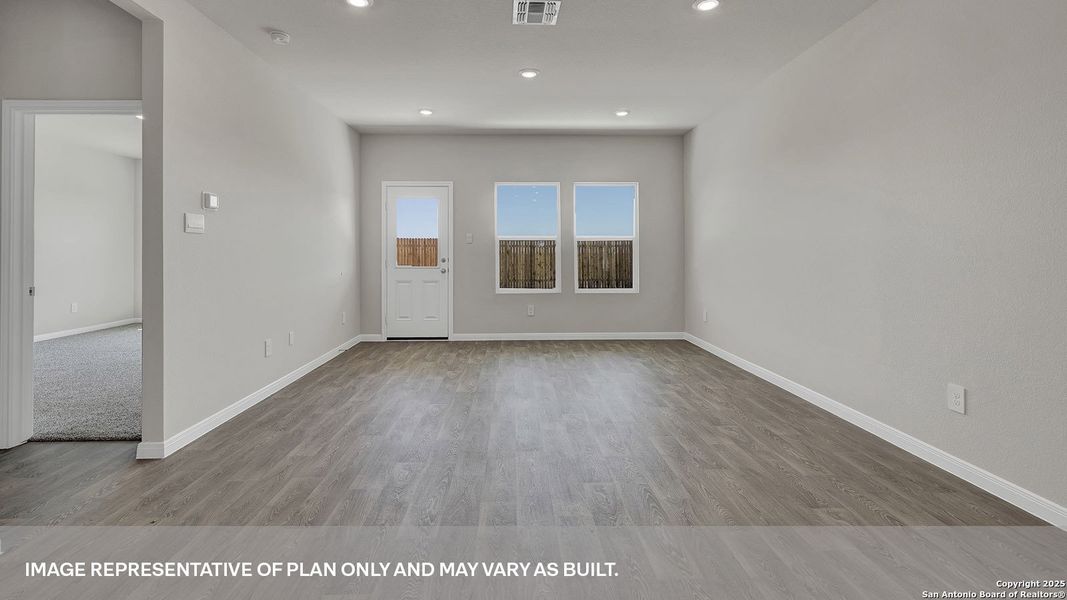 Spacious, unfurnished interior of a new home in Whisper South, San Marcos (Image 19).
