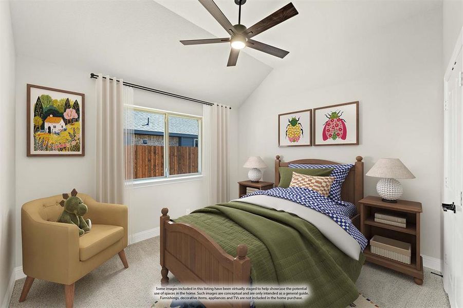Furnished interior view inside a new home in The Oaks, Red Oak (Image 6).
