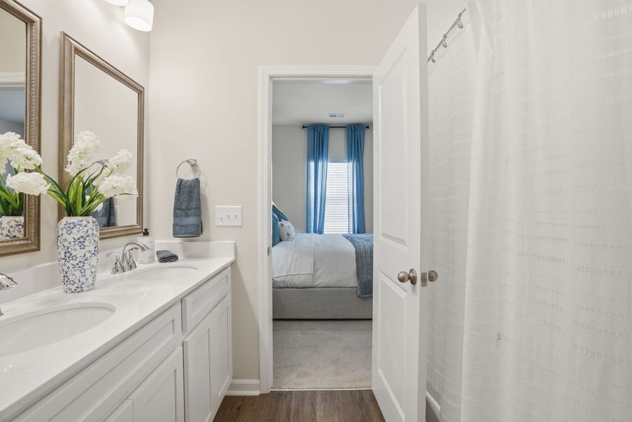 Representative furnished interior of a home built from the Sequoia by McGuinn Homes in Towns at Lake Greenwood, Greenwood (Image 31).
