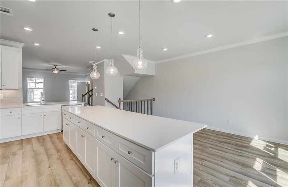 Furnished interior view inside a new home in Silverock, McDonough (Image 12).