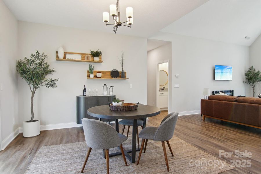 Furnished interior view inside a new home in , Bryson City (Image 5).