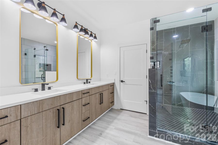 Furnished interior view inside a new home in , Charlotte (Image 6).