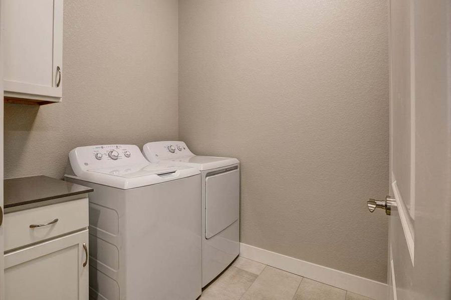 Laundry Room - Not Actual Home - Finishes May Vary