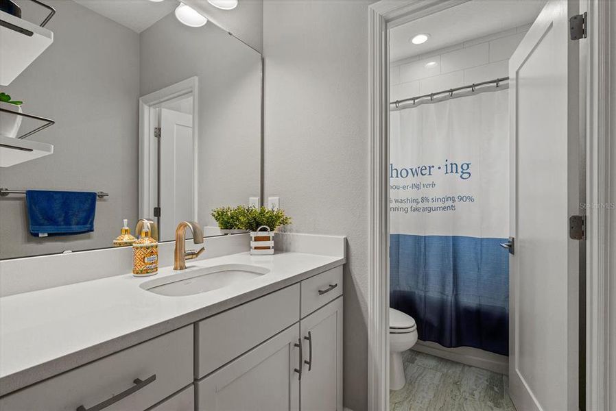 Furnished interior view inside a new home in Crosswind Ranch, Parrish (Image 17).