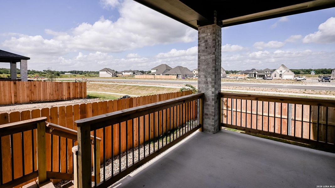 Exterior details and patio area of a home in Legacy at Lake Dunlap, New Braunfels (Image 22). Exterior details and patio area of a home in Legacy at Lake Dunlap, New Braunfels (Image 22).