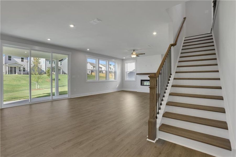 Spacious, unfurnished interior of a new home in The Paddocks at Doc Hughes, Buford (Image 41).