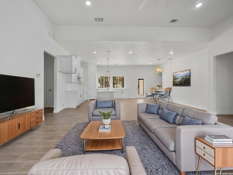 Furnished interior view inside a new home in , Elmendorf (Image 30).