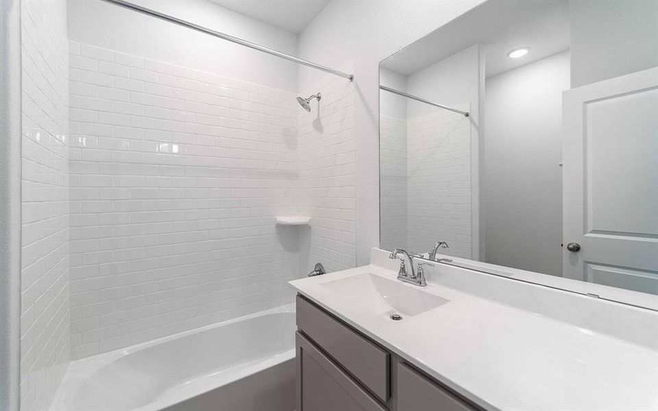 Furnished interior view inside a new home in River Ranch Meadows, Dayton (Image 4).