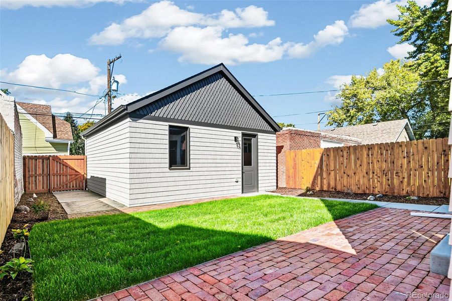Exterior details and patio area of a home in , Denver (Image 2).