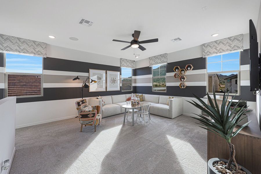 Representative furnished interior of a home built from the Sienna by Mattamy Homes in Empire Pointe, Queen Creek (Image 28).