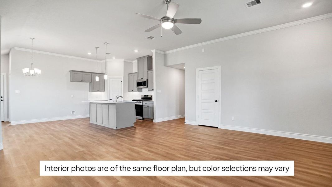 Furnished interior view inside a new home in Grand Oaks Reserve, Cleveland (Image 13). Furnished interior view inside a new home in Grand Oaks Reserve, Cleveland (Image 13).