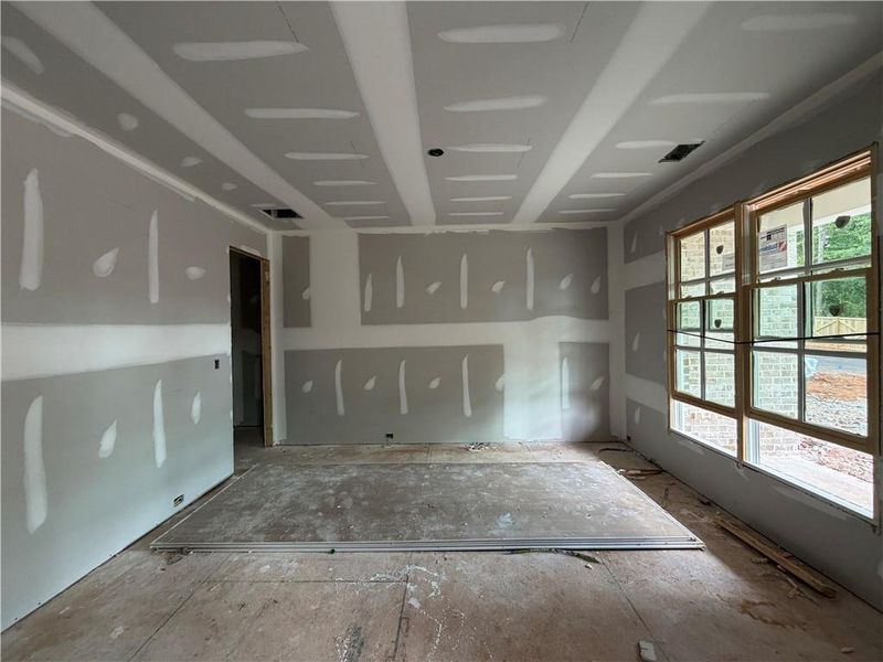 In-progress construction of a new home in , Buford, GA (Image 4).