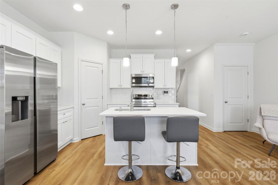 Furnished interior view inside a new home in , Charlotte (Image 10).
