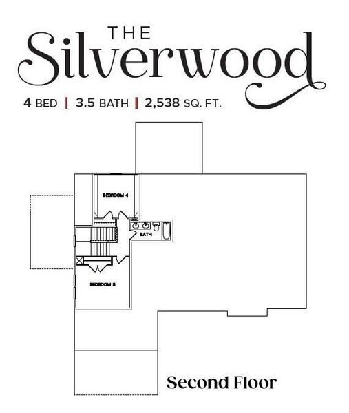 2D floor plan layout of this home in , Monroe, GA (Image 4).
