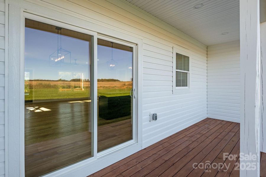 Exterior details and patio area of a home in , Olin (Image 3). Exterior details and patio area of a home in , Olin (Image 3).