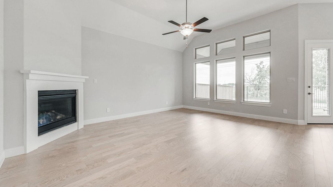 Representative furnished interior of a home built from the Tulane by Brightland Homes in Katy Lakes, Katy (Image 9).