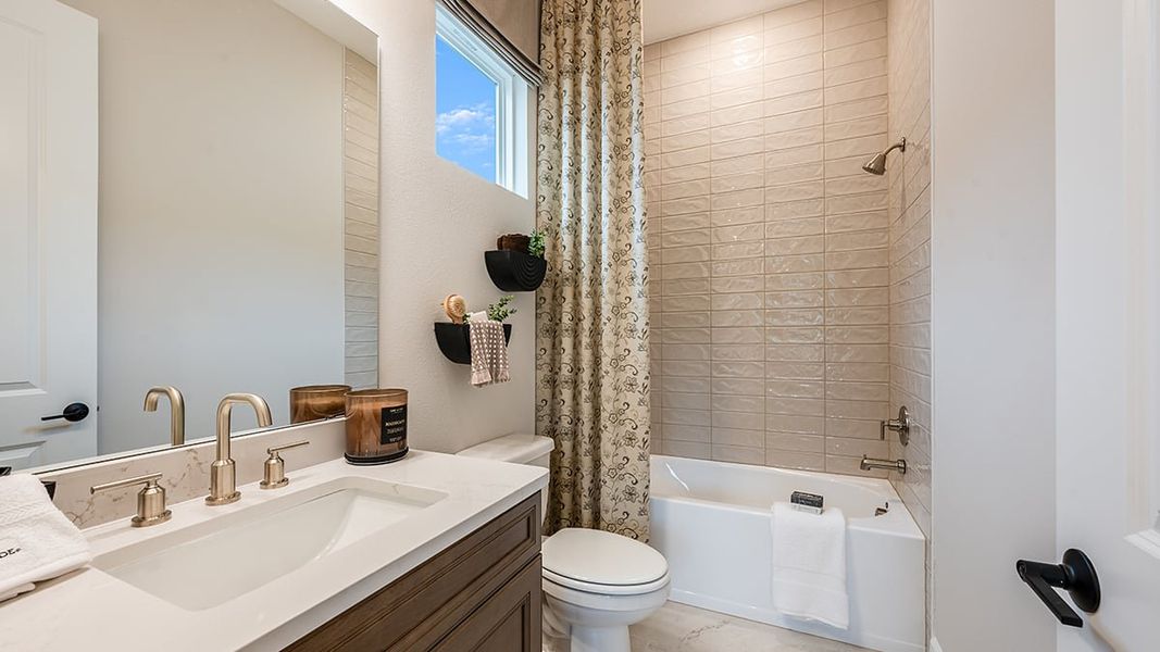 Furnished interior view inside a new home in Esplanade at St. Marys, St. Marys (Image 16).