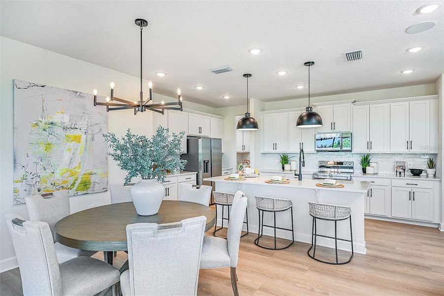 Furnished interior view inside a new home in , Kissimmee (Image 6).