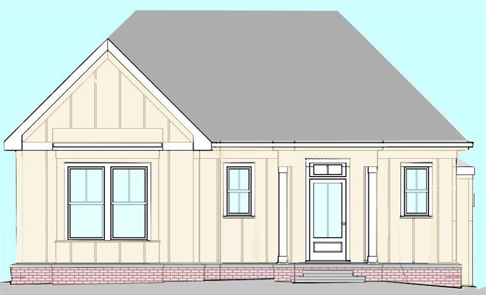 Exterior rendering of this home design in , Jasper, GA (Image 3).
