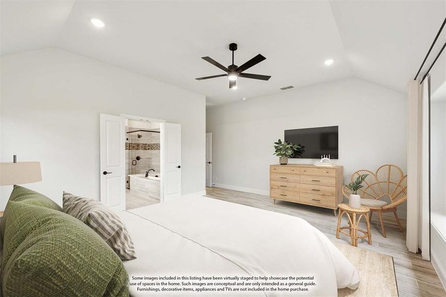 Furnished interior view inside a new home in Sonoma Verde, Rockwall (Image 29).