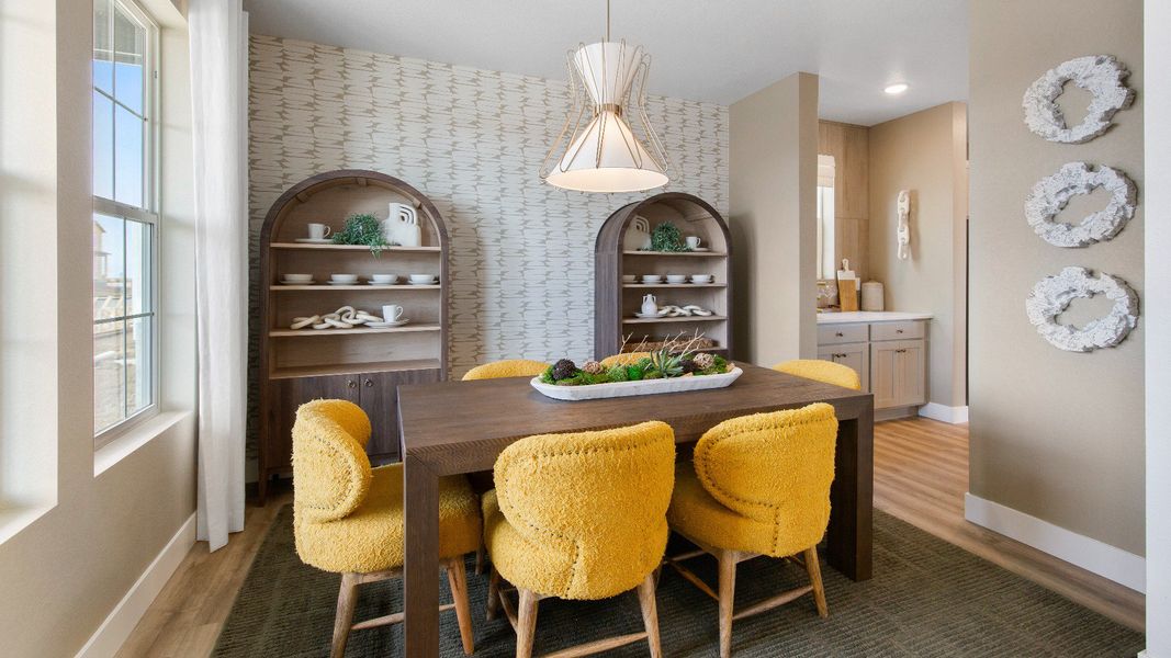 Representative furnished interior of a home built from the Brimstone by Brightland Homes in Windler Single Family Homes, Aurora (Image 8). Representative furnished interior of a home built from the Brimstone by Brightland Homes in Windler Single Family Homes, Aurora (Image 8).