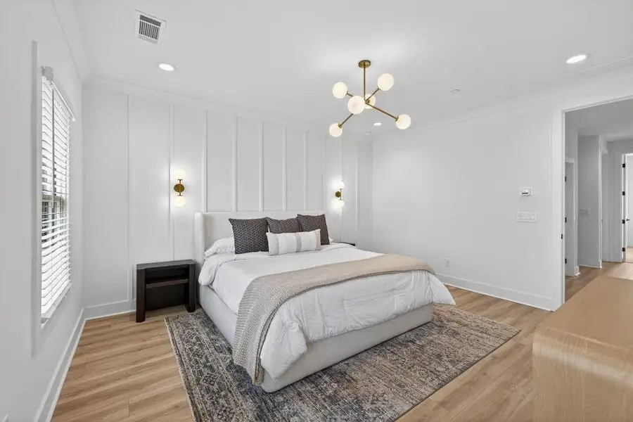 Furnished interior view inside a new home in Skyview On Broad, Sugar Hill (Image 47). Furnished interior view inside a new home in Skyview On Broad, Sugar Hill (Image 47).