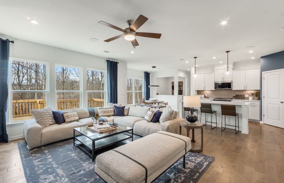 Representative furnished interior of a home built from the Woodward by Pulte Homes in Indigo Bay, Myrtle Beach (Image 14). Representative furnished interior of a home built from the Woodward by Pulte Homes in Indigo Bay, Myrtle Beach (Image 14).