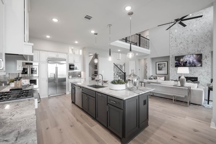 Representative furnished interior of a home built from the Casoria by Tri Pointe Homes in The Estates at James Lane, Fulshear (Image 19).
