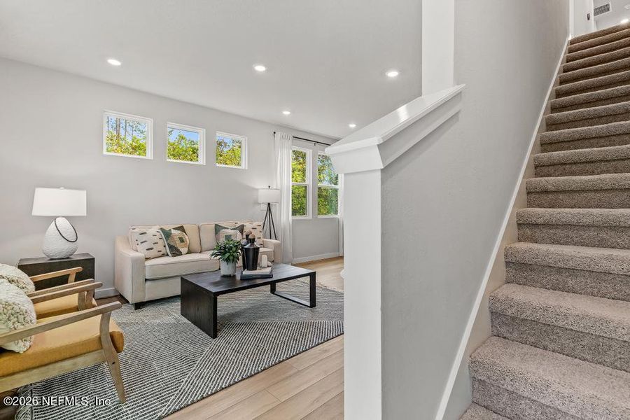 Furnished interior view inside a new home in , Jacksonville (Image 25).