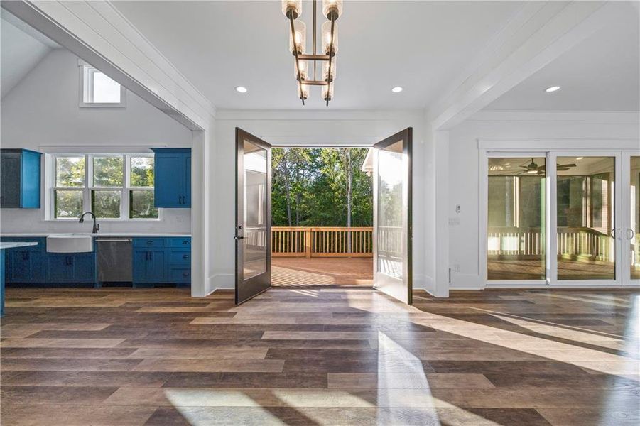 Spacious, unfurnished interior of a new home in , Flowery Branch (Image 97).