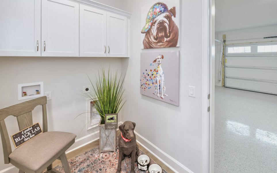 Furnished interior view inside a new home in Woodhaven, Port Orange (Image 18).