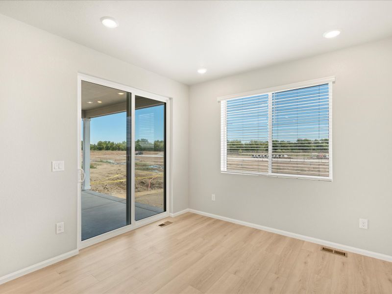 The Granby floorplan interior image taken at a Meritage Homes community in Northern Colorado.