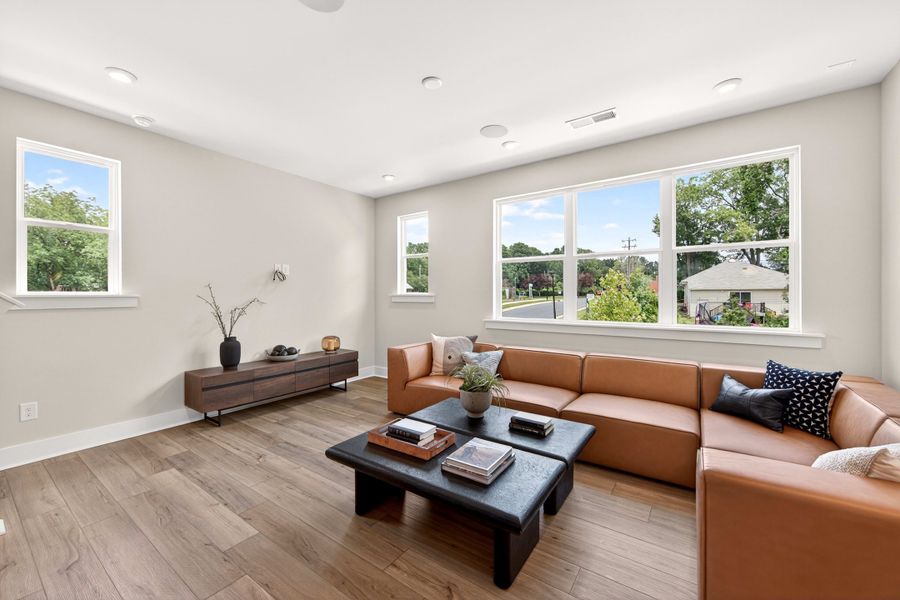 Furnished interior view inside a new home in Context at Oakhurst, Charlotte (Image 6).