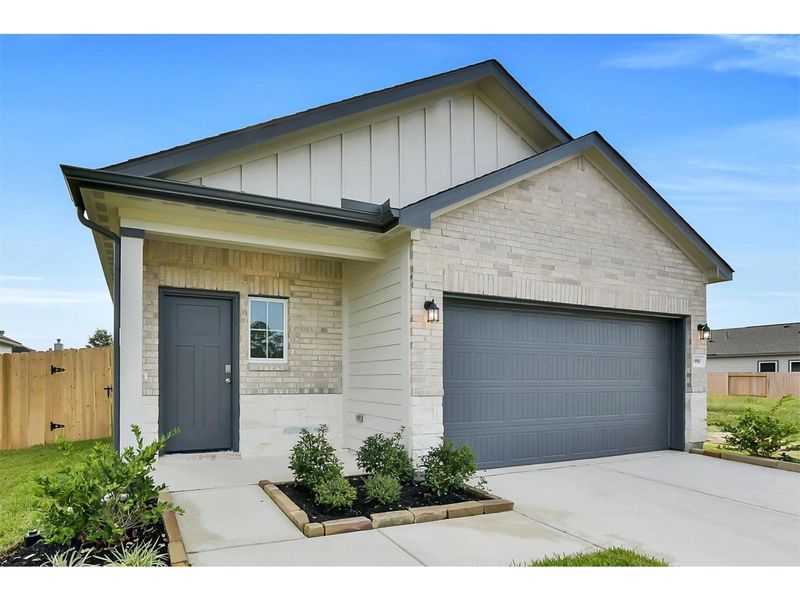 Exterior details and patio area of a home in The Villages at WestPointe, Dayton (Image 2).