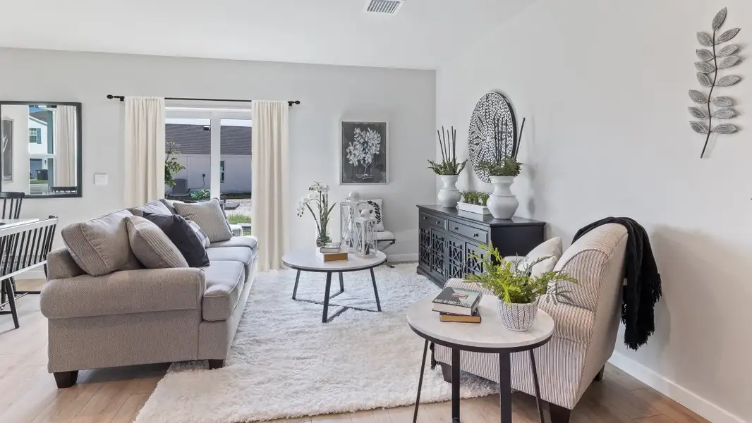 Furnished interior view inside a new home in Asher Park, Lehigh Acres (Image 4).