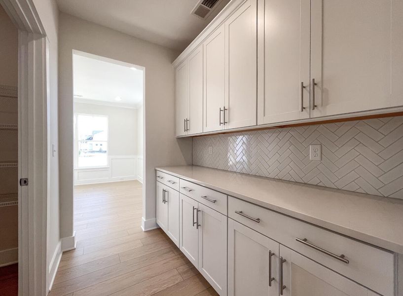 Furnished interior view inside a new home in Founders Club, Moore (Image 7).